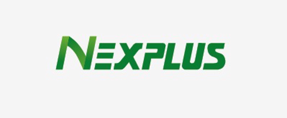 「NEXPLUS」のロゴ作成