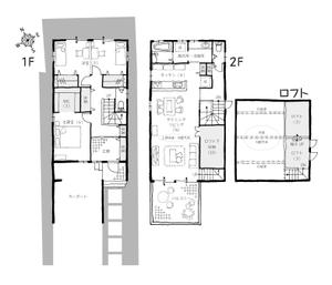 近藤穂波 (HONAMIX)さんの【簡単・図面あり】戸建住宅　手書き風間取り図への修正への提案