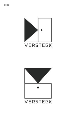 Alec (Alec)さんのセレクトショップ「VERSTECK」のショップロゴへの提案