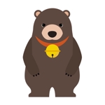 月兎屋 (gettoya_kyoka)さんの「鈴」がアクセントの熊のキャラクターデザインへの提案