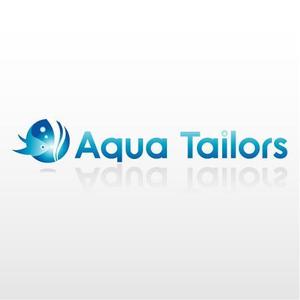 mako_369 (mako)さんの「Aqua Tailors　 10th anniversary」のロゴ作成への提案