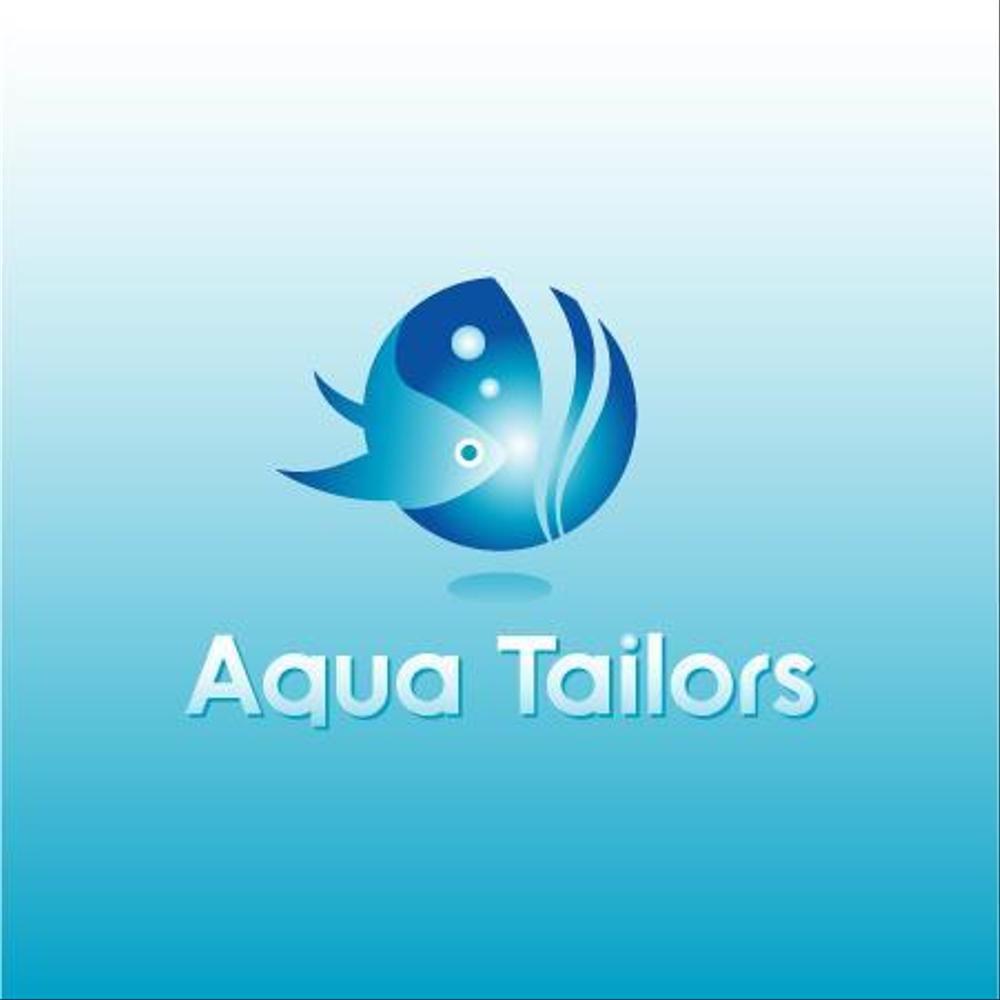 「Aqua Tailors　 10th anniversary」のロゴ作成