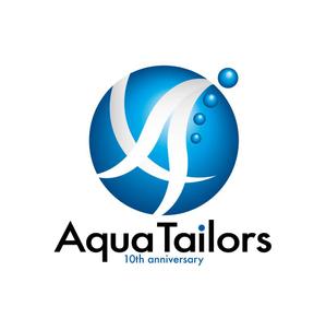 King_J (king_j)さんの「Aqua Tailors　 10th anniversary」のロゴ作成への提案