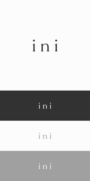 designdesign (designdesign)さんの美容室オリジナルシャンプー「ini」のロゴへの提案