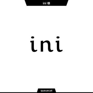 queuecat (queuecat)さんの美容室オリジナルシャンプー「ini」のロゴへの提案