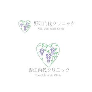 marukei (marukei)さんの「藤の花」をモチーフにした心療内科、内科併設クリニックのロゴへの提案