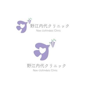 marukei (marukei)さんの「藤の花」をモチーフにした心療内科、内科併設クリニックのロゴへの提案