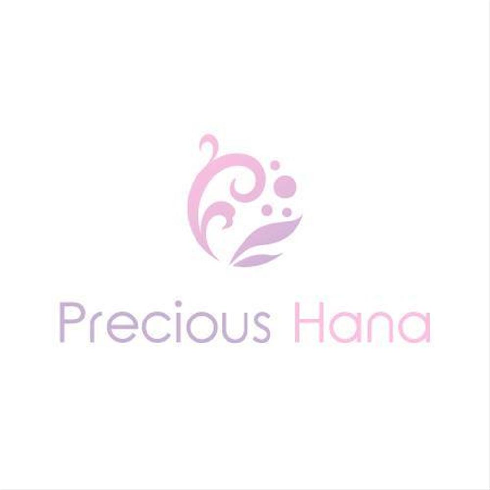 「Precious Hana」のロゴ作成