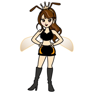 うさぎいち (minagirura27)さんのはちみつやミツバチに関するサイト「はちみつ大学」作成に伴うキャラクター作成への提案