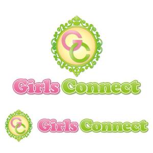 perles de verre (perles_de_verre)さんの「Girls Connect」のロゴ作成への提案