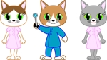 社会福祉法人　フロンティア福祉会 (digitalwing_kobe)さんの猫のキャラクターデザインへの提案