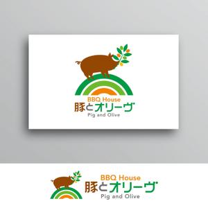 White-design (White-design)さんの農園が運営する「バーベキューレストラン」のロゴデザインへの提案