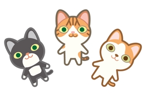 nakaco (nakaco)さんの猫のキャラクターデザインへの提案