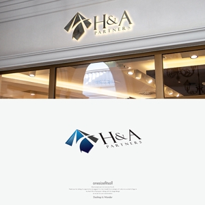 onesize fit’s all (onesizefitsall)さんのコンサルティング会社「H&Aパートナーズ」のロゴへの提案