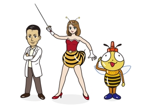 okicha-nel (okicha-nel)さんのはちみつやミツバチに関するサイト「はちみつ大学」作成に伴うキャラクター作成への提案