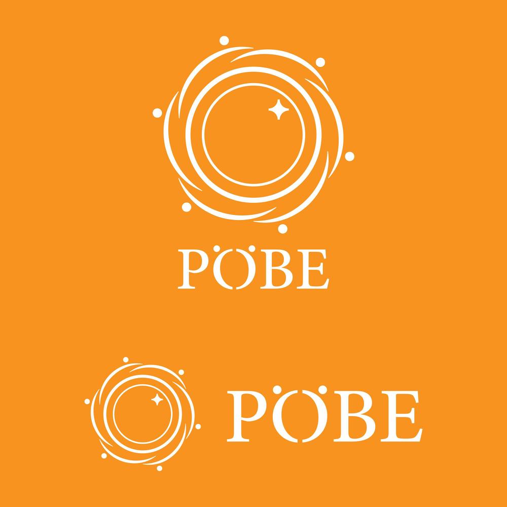 ハンバーグ、鉄板焼飲食店運営会社「POBE」のロゴ