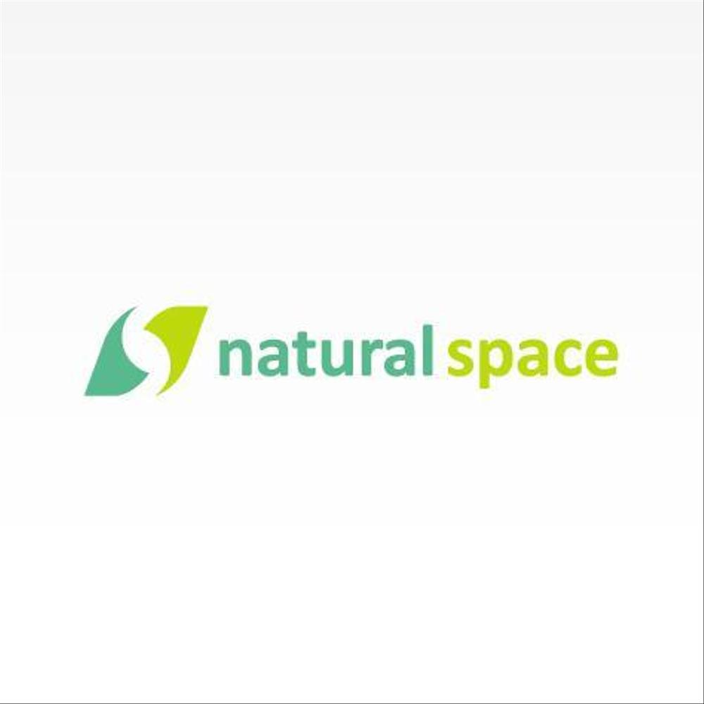 「natural space」のロゴ作成