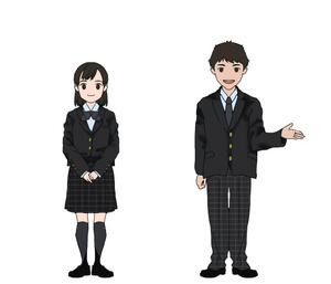 かしわもち ()さんの首都圏の高等学校の制服イラスト　カッコいい・写実的　イラスト画の募集への提案