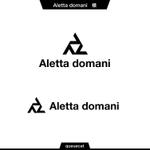 queuecat (queuecat)さんの本革製品（バッグ、財布など）のブランド『Aletta domani』のロゴ（商標登録予定なし）への提案