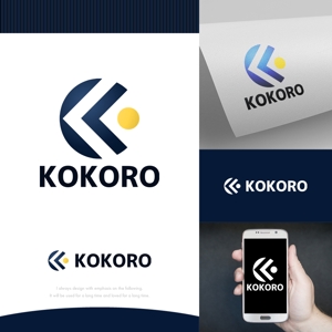 fortunaaber ()さんのマラソンサークル「KOKORO」のロゴ制作依頼への提案