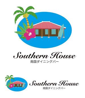 田中　威 (dd51)さんの南国ダイニングバー「Southern House」のロゴへの提案