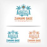 オーキ・ミワ (duckblue)さんの宿泊所『 ZAMAMI BASE』のロゴへの提案