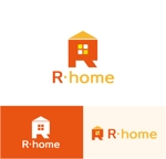 URBANSAMURAI (urbansamurai)さんの新築注文住宅　R・home  のロゴへの提案