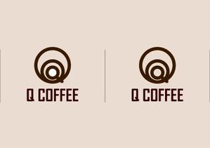 清水　貴史 (smirk777)さんのカフェバー「Q Coffee」のロゴへの提案