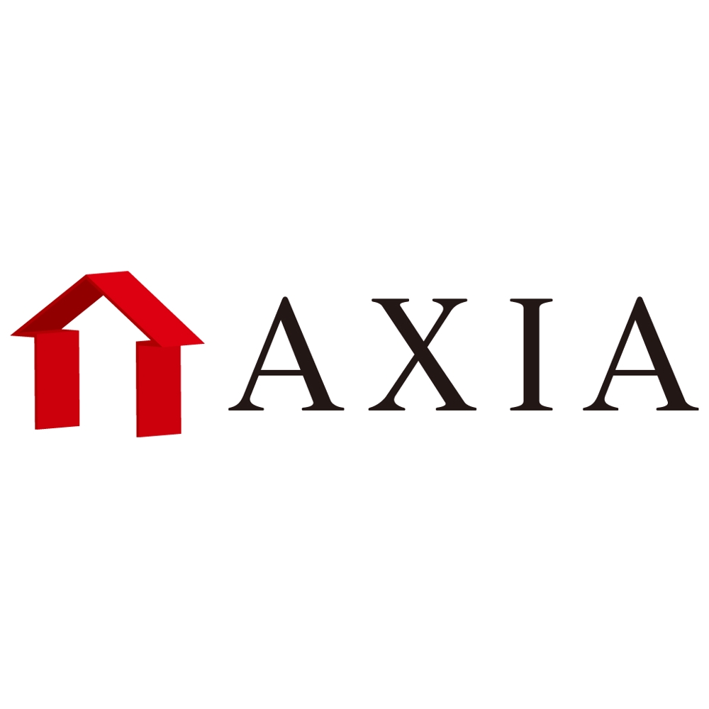 「AXIA　（株式会社アクシア）」のロゴ作成