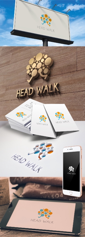 k_31 (katsu31)さんの娯楽系の雑貨販売会社「HEAD WALK」のロゴへの提案