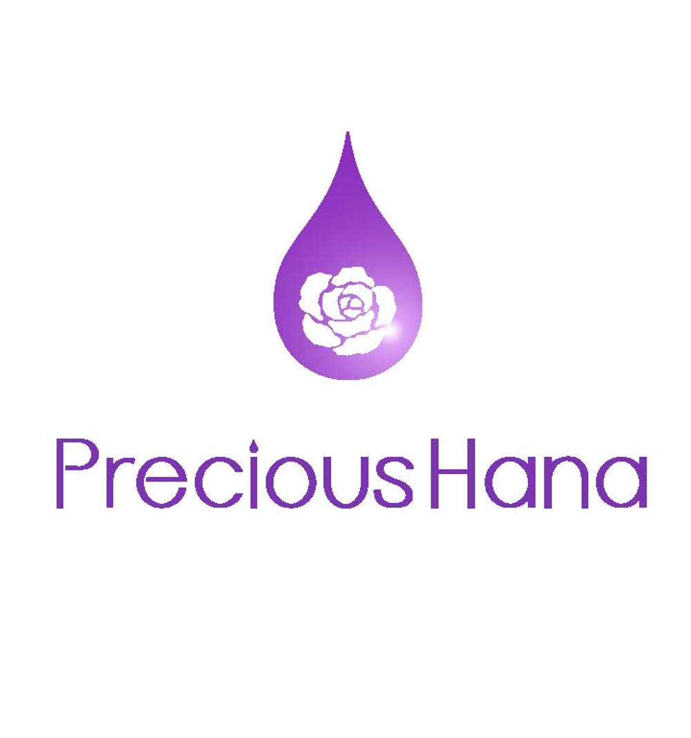 「Precious Hana」のロゴ作成