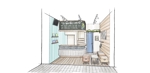 Atelier CYBER 彩想　 (Atelier_CYBER)さんの飲食店「外観」と「内装（20㎡程度）」のデザイン募集への提案