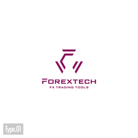 DECO (DECO)さんのFXのツール紹介サイト「Forextech」のロゴへの提案