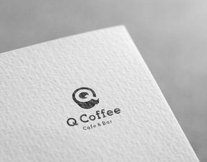 J wonder (J-wonder)さんのカフェバー「Q Coffee」のロゴへの提案