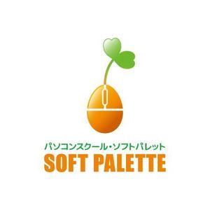 neomasu (neomasu)さんの「パソコンスクール・ソフトパレット・SOFT　ＰＡＬＥＴＴＥ」のロゴ作成への提案