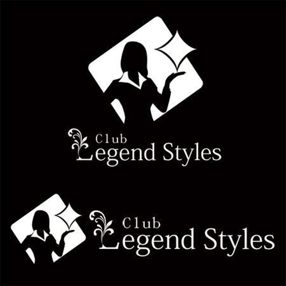 「Club Legend Styles」のロゴ作成