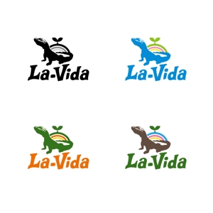 K＿D＿R ()さんの「La-Vida」のロゴ作成への提案