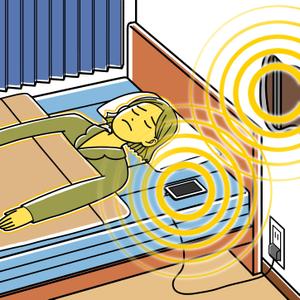 さんの身体に電気を帯びているイラストへの提案