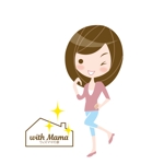 marukei (marukei)さんの「ウィズママの家」新ロゴ用キャラクターイラストデザインへの提案