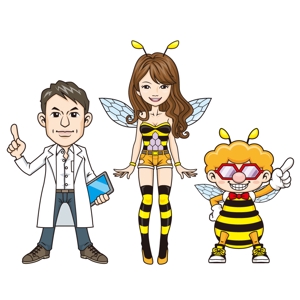 kosei (kosei)さんのはちみつやミツバチに関するサイト「はちみつ大学」作成に伴うキャラクター作成への提案