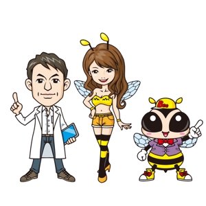 kosei (kosei)さんのはちみつやミツバチに関するサイト「はちみつ大学」作成に伴うキャラクター作成への提案