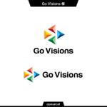 queuecat (queuecat)さんの新会社「Go Visions株式会社」のロゴ制作【商標登録予定なし】への提案