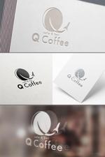 pTree LABO (torch_tree)さんのカフェバー「Q Coffee」のロゴへの提案
