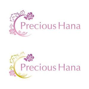 angie design (angie)さんの「Precious Hana」のロゴ作成への提案
