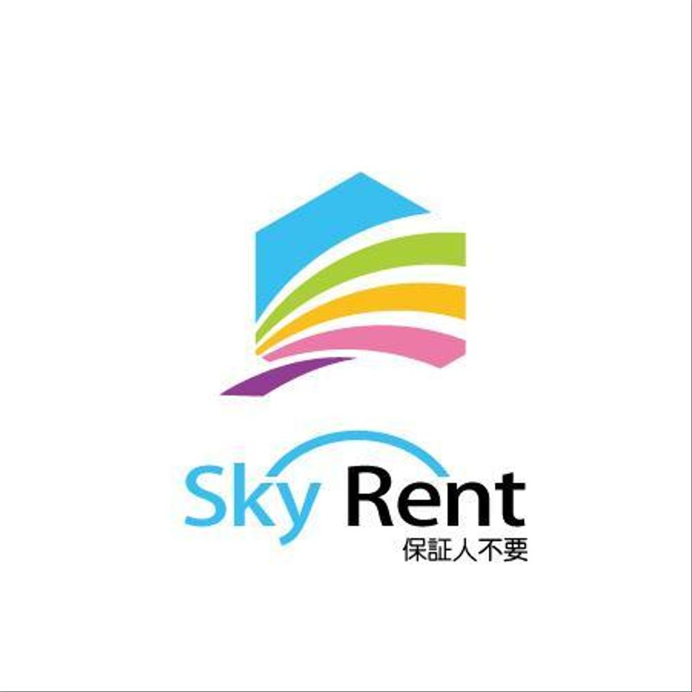 「Sky Rent」のロゴ作成