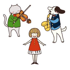 カシマ (kashima_kashima)さんの子供音楽教室マスコットキャラクター制作依頼への提案