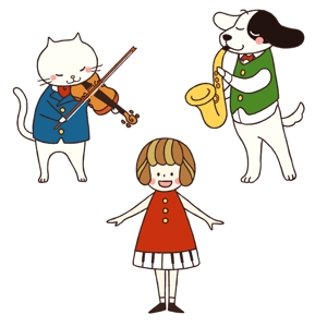 カシマ (kashima_kashima)さんの子供音楽教室マスコットキャラクター制作依頼への提案