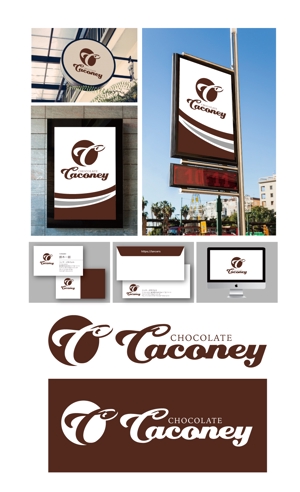 King_J (king_j)さんのチョコレート ブランド「CACONEY」のロゴへの提案
