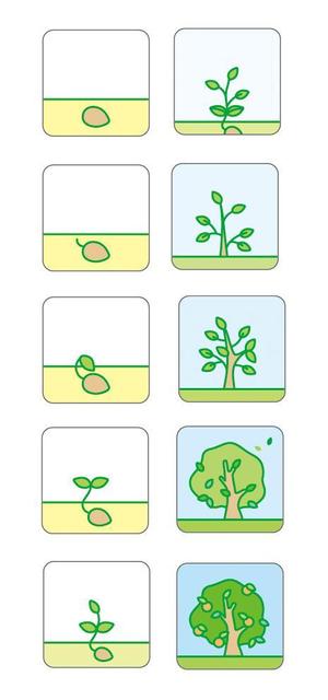 smoke-smoke (smoke-smoke)さんのキャンペーン用の植物型アイコン制作への提案