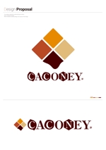 s-design (arawagusk)さんのチョコレート ブランド「CACONEY」のロゴへの提案